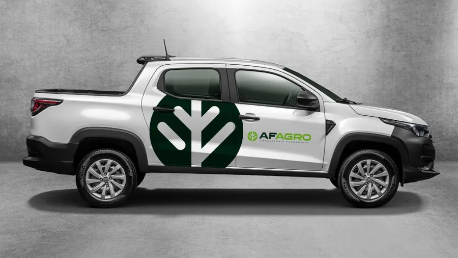 Adesivagem da frota AF Agro