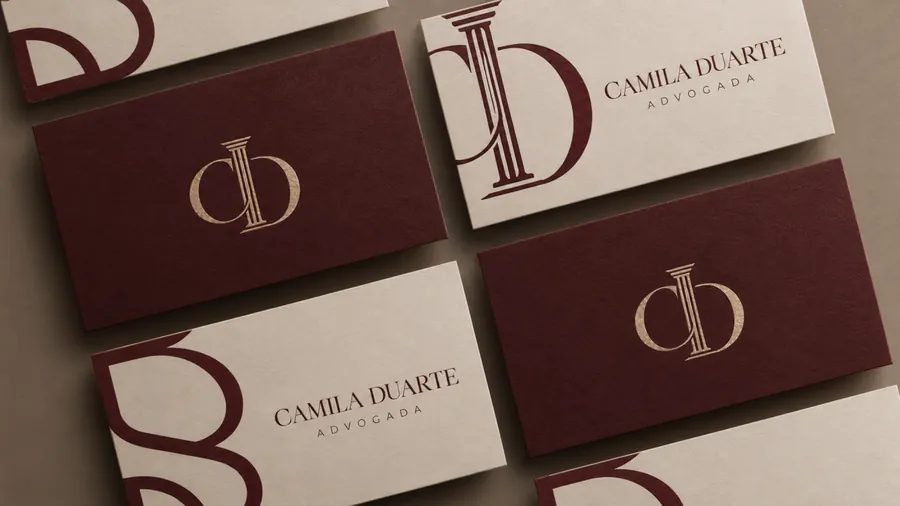 Cartões de visita Camila Duarte