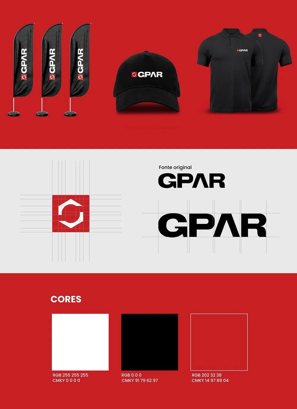 Aplicações da marca GPAR